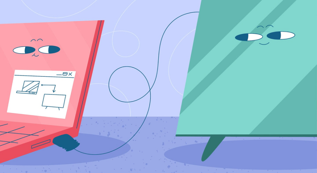 7.Как подсоединить ноутбук к телевизору через HDMI и Wi-Fi(1)